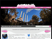 Tablet Screenshot of controleambiental.com.br